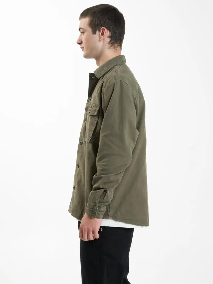 Mens Issued Overshirt Mild Army Thrills Shirts