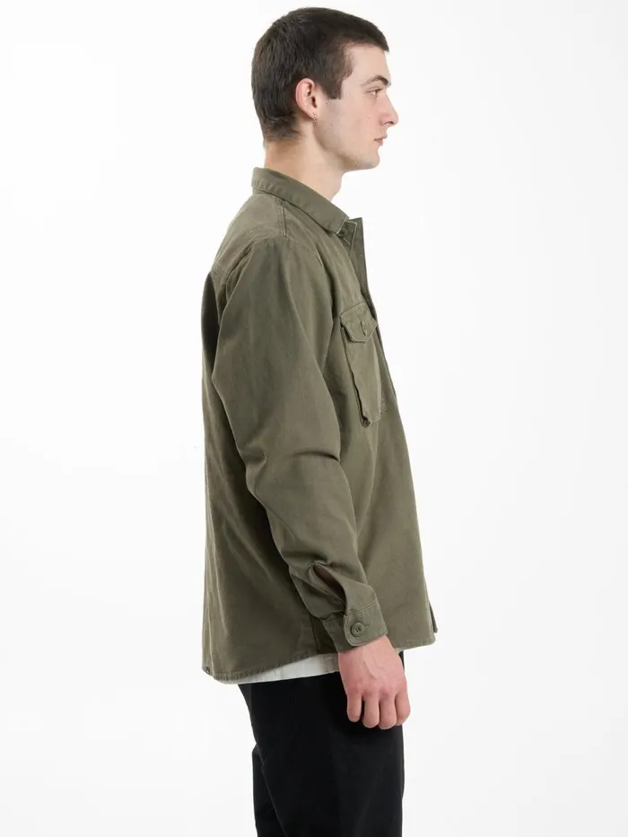 Mens Issued Overshirt Mild Army Thrills Shirts