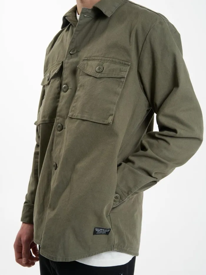 Mens Issued Overshirt Mild Army Thrills Shirts