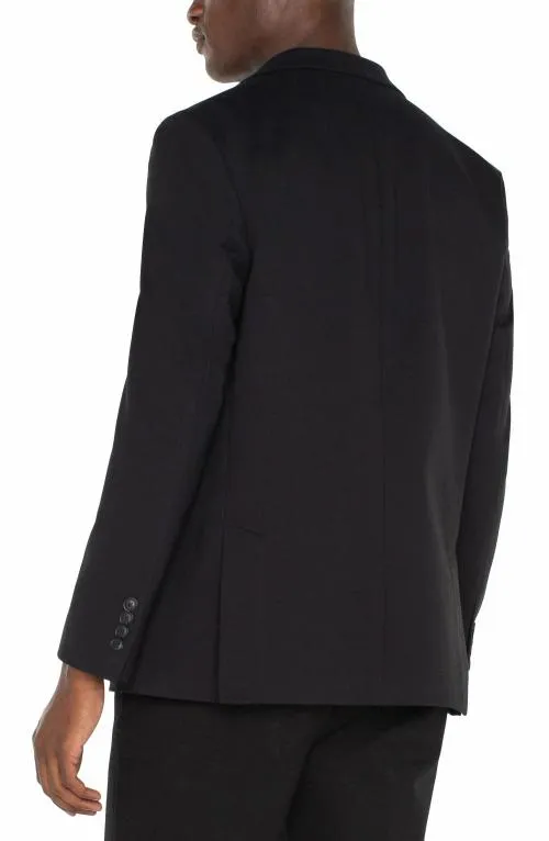 Mens Jackets and Blazers Liverpool Los Angeles Double Vent Blazer Black