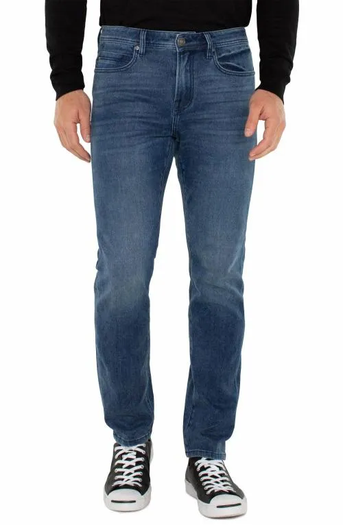 Mens Jeans Liverpool Los Angeles Kingston Modern Slim Straight Monte Nido
