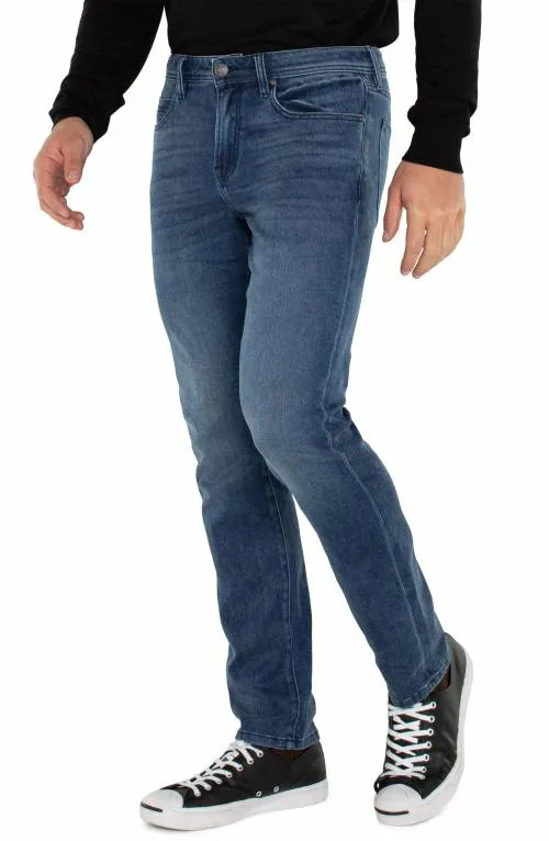 Mens Jeans Liverpool Los Angeles Kingston Modern Slim Straight Monte Nido
