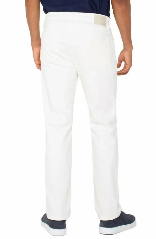 Mens Jeans Liverpool Los Angeles Kingston Modern Straight Egret