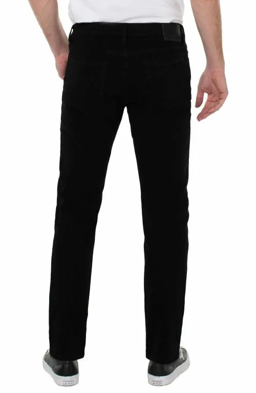 Mens Jeans Liverpool Los Angeles Regent Relaxed Straight Eco Jet Black