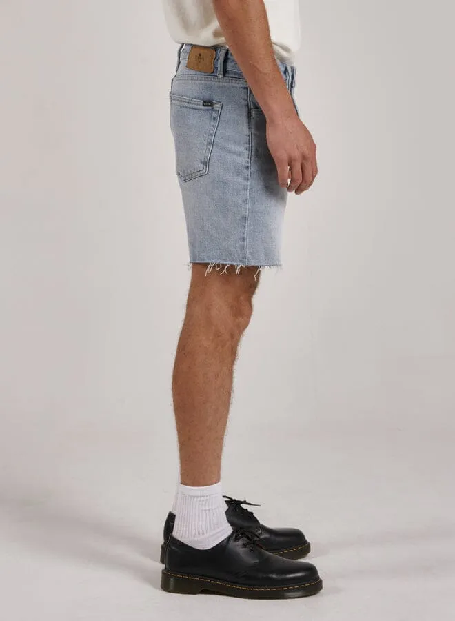 Mens Mandude Denim Short Ash Blue Thrills Denim Shorts