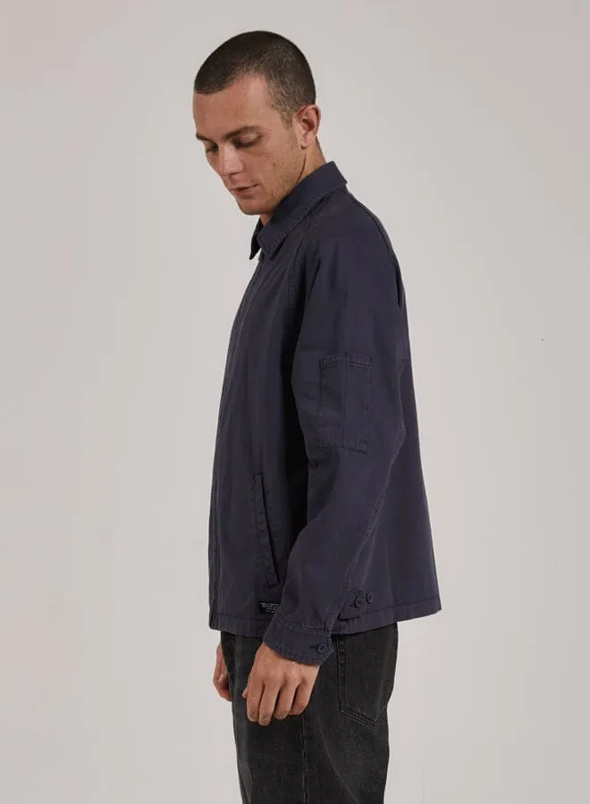 Mens Minimal Work Jacket Station Navy Thrills Jackets