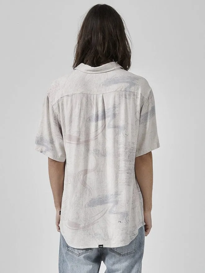 Mens Plasma Dream Short Sleeve Shirt White Thrills Shirts
