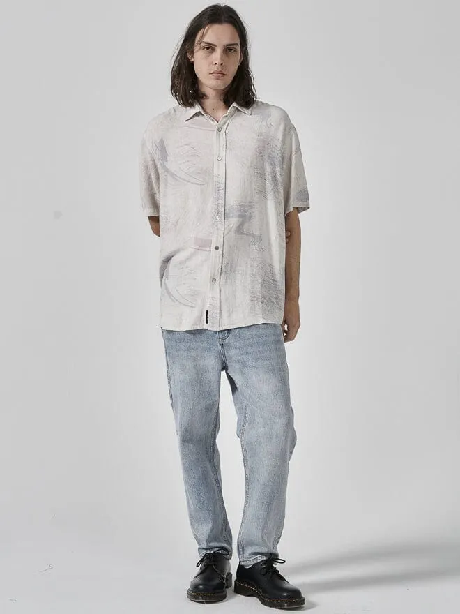 Mens Plasma Dream Short Sleeve Shirt White Thrills Shirts