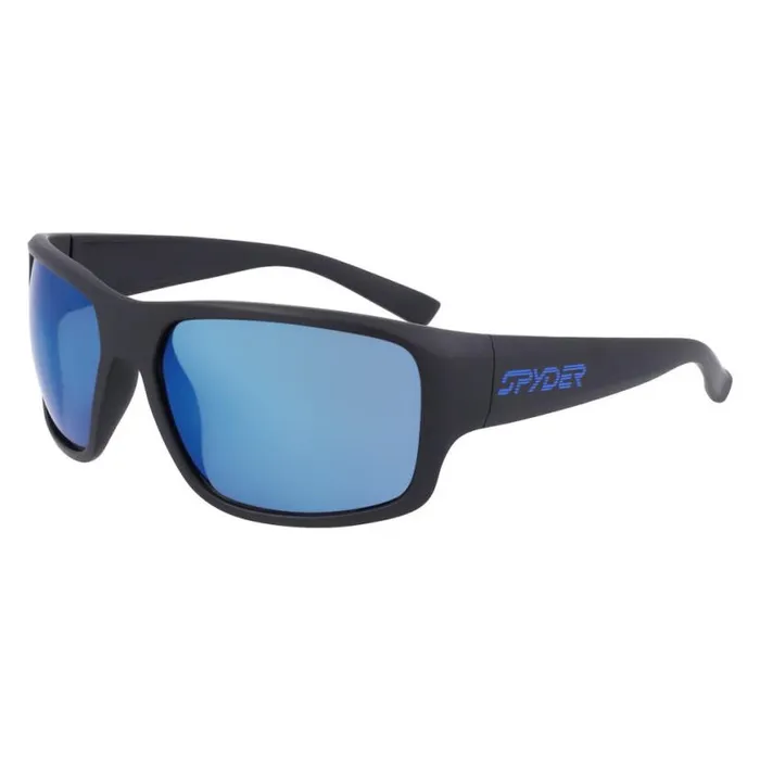 Mens Retro Wrap Sunglasses Graphite Spyder Eyewear