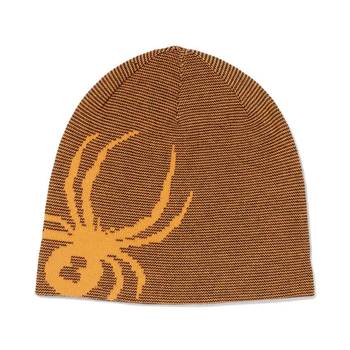 Mens Reversible Innsbruck Beanie Saffron Spyder Hats