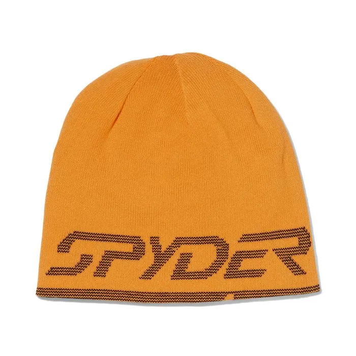 Mens Reversible Innsbruck Beanie Saffron Spyder Hats