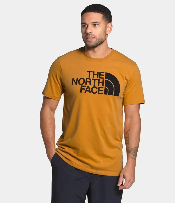 Mens Short Sleeve Half Dome Tee Citrine Yellowtnf Black The North Face TShirts Mens Short Sleeve Half Dome Tee Citrine Yellowtnf Black The North Face TShirts