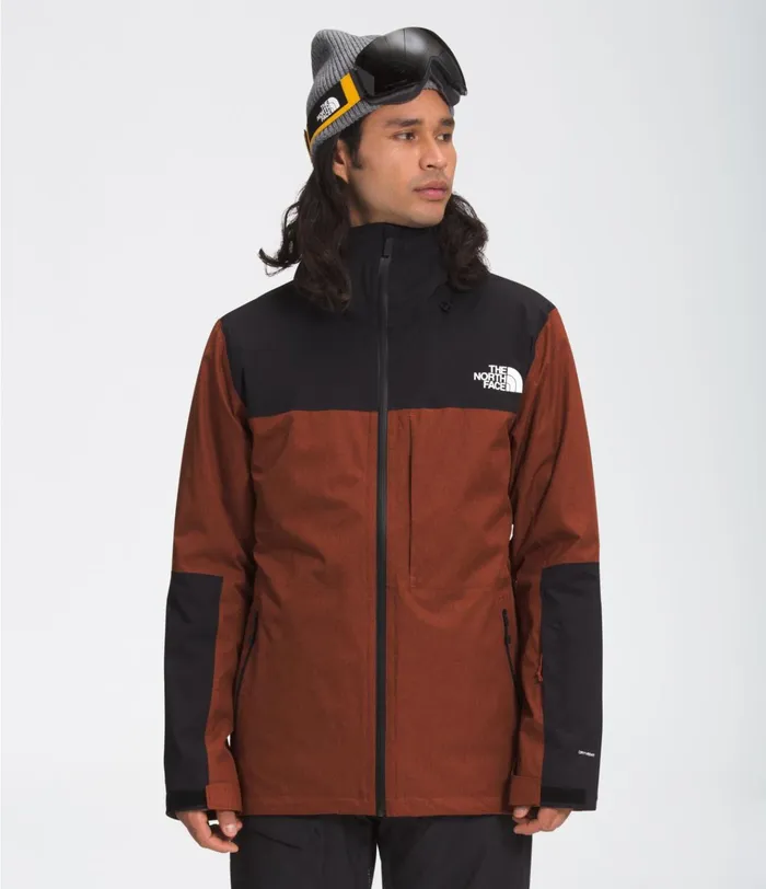 Mens ThermoBall Eco Snow Triclimate Brandy Brown Heatherbrandy Brown The North Face Insulated and Down Jackets