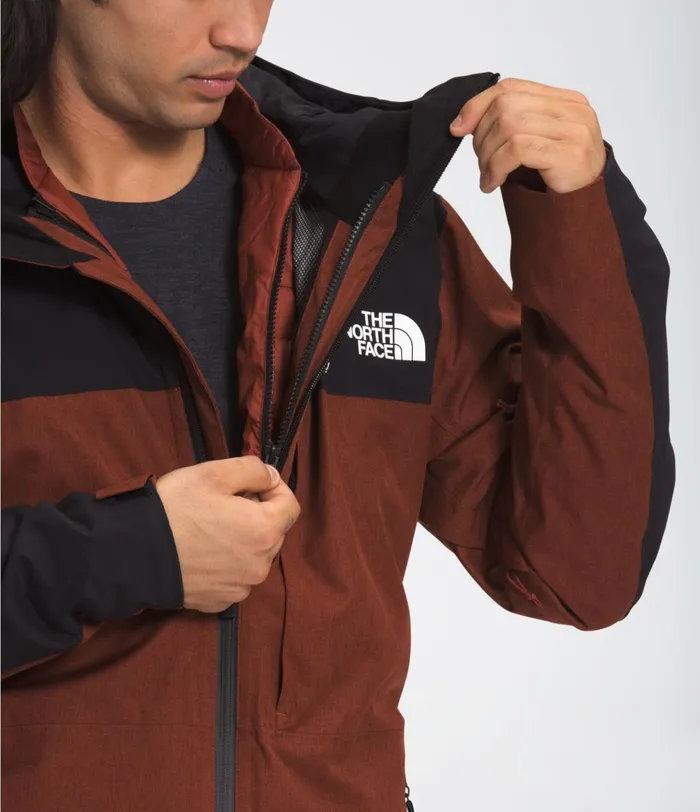 Mens ThermoBall Eco Snow Triclimate Brandy Brown Heatherbrandy Brown The North Face Insulated and Down Jackets