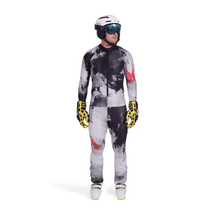 Mens World Cup Dh White Spyder Racesuits