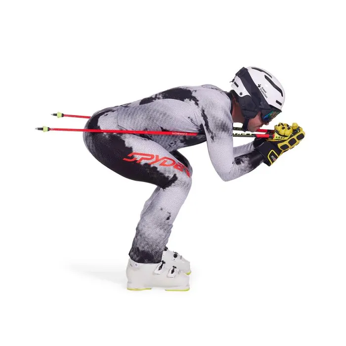 Mens World Cup Dh White Spyder Racesuits