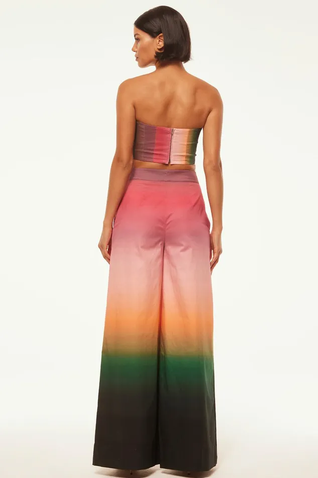 MISA Los Angeles CANDY BANDEAU Parchment Women Tops