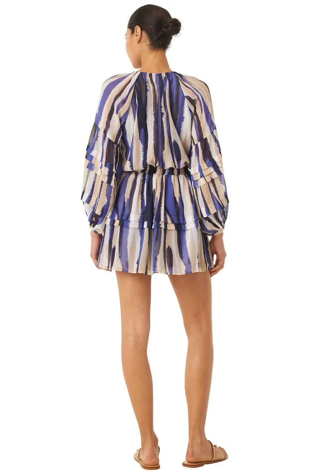 MISA Los Angeles KARLINA DRESS Striped Instinct Women Dresses