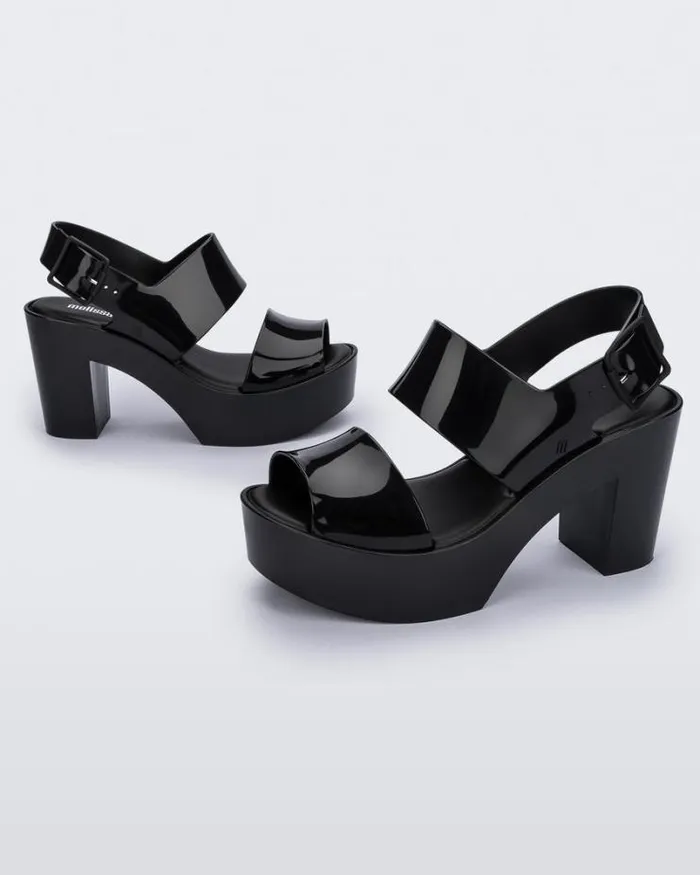 Mule Sandal Black Women Melissa Heels
