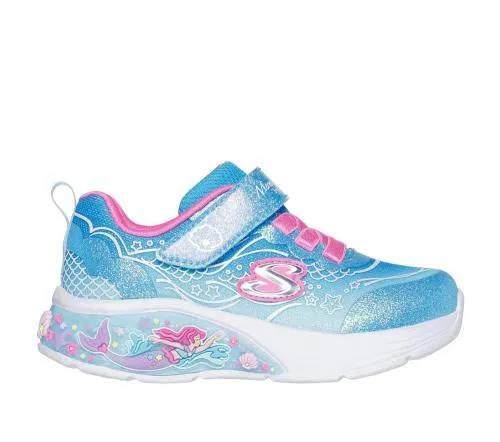 My Dreamers 8211 Lil Mermaid Blue Multi Kids SKECHERS SlipOn