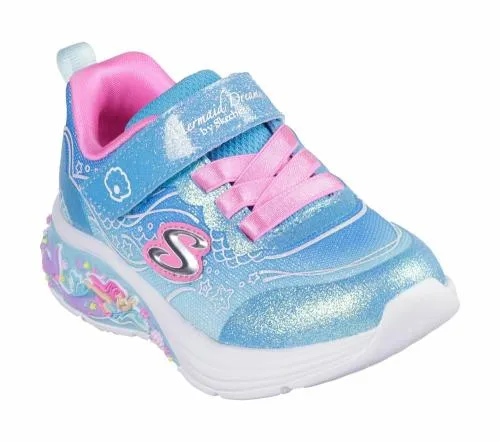 My Dreamers 8211 Lil Mermaid Blue Multi Kids SKECHERS SlipOn