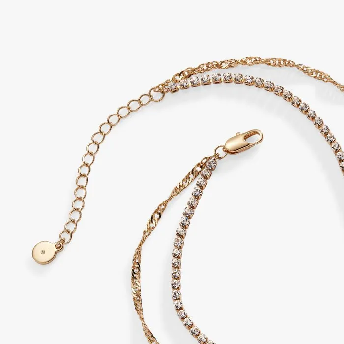Necklaces Women Alex And Ani Christmas Tree Layered Necklace Shiny Gold