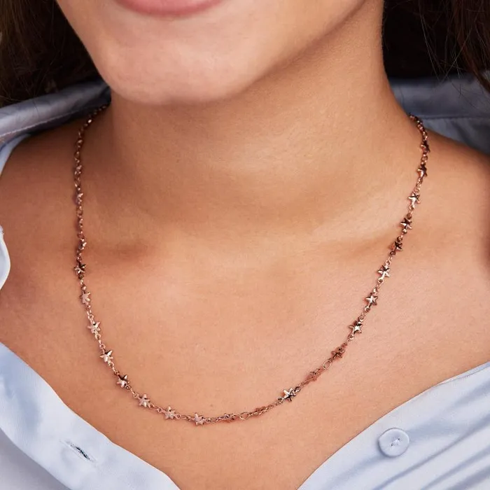 Necklaces Women Alex And Ani Delicate Star Motif Necklace Rose Gold
