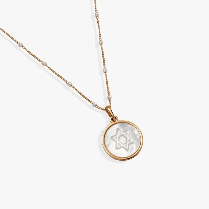 Necklaces Women Alex And Ani Divine Guides Star Of David Pendant Necklace Gold