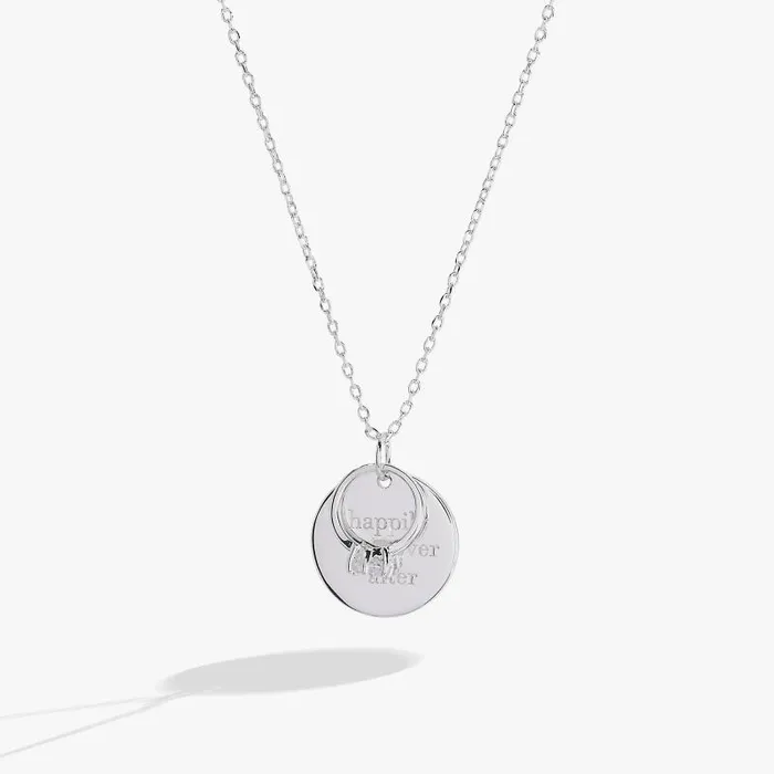 Necklaces Women Alex And Ani Happily Ever After Duo Charm Pendant Necklace Silver