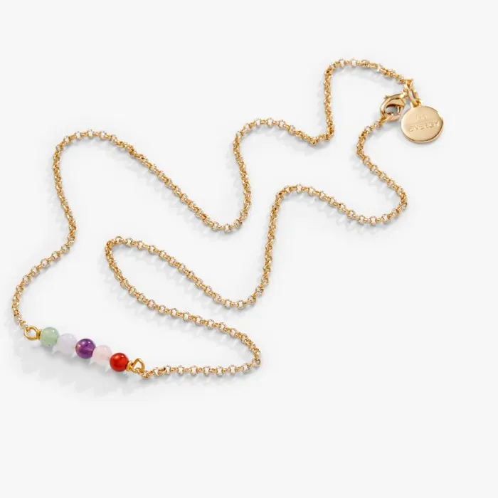 Necklaces Women Alex And Ani MultiGemstone Chain Necklace Silver