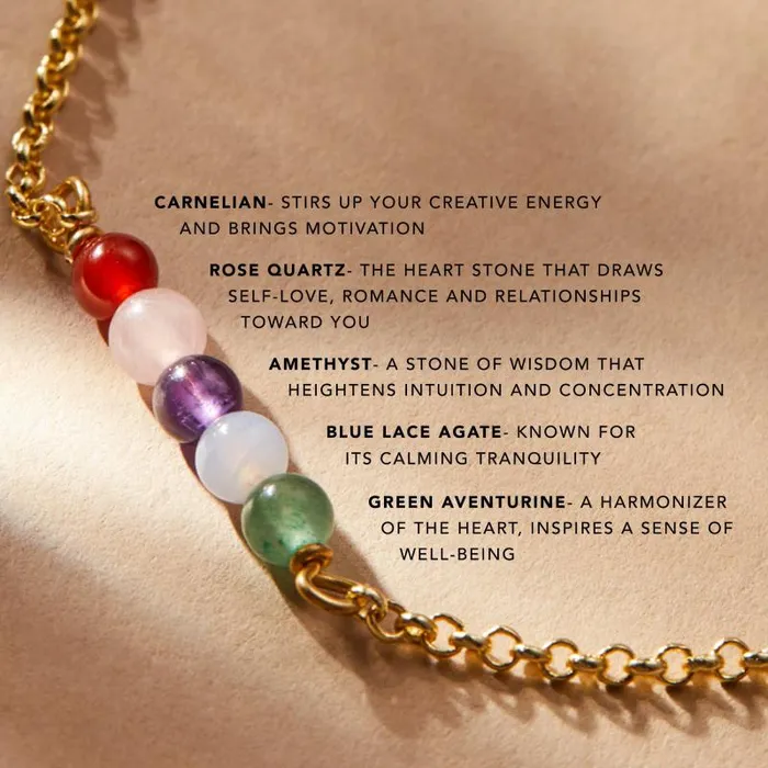 Necklaces Women Alex And Ani MultiGemstone Chain Necklace Silver