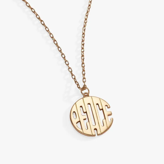 Necklaces Women Alex And Ani Peace Pendant Necklace Gold