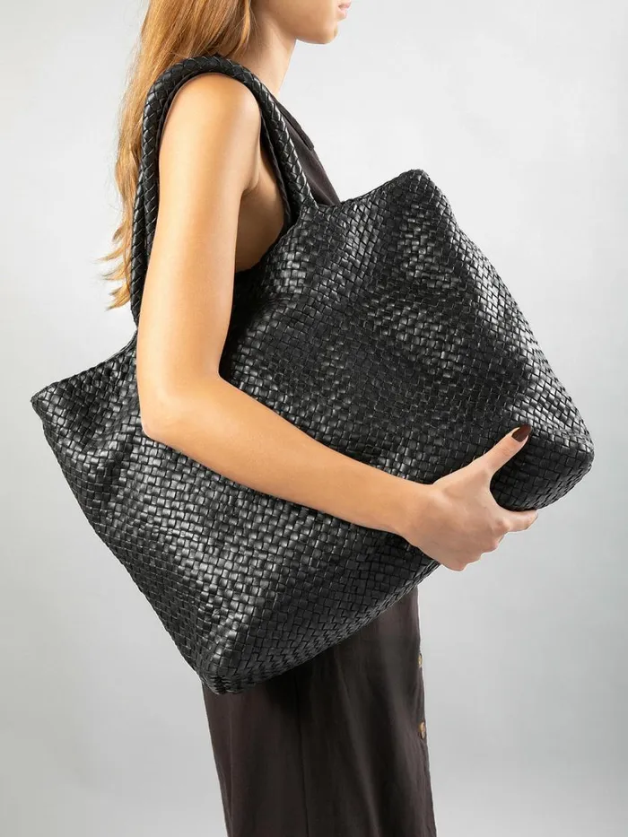 Officine Creative Bags OC CLASS 35 Cinder Grey Leather Tote Bag 8211 Women