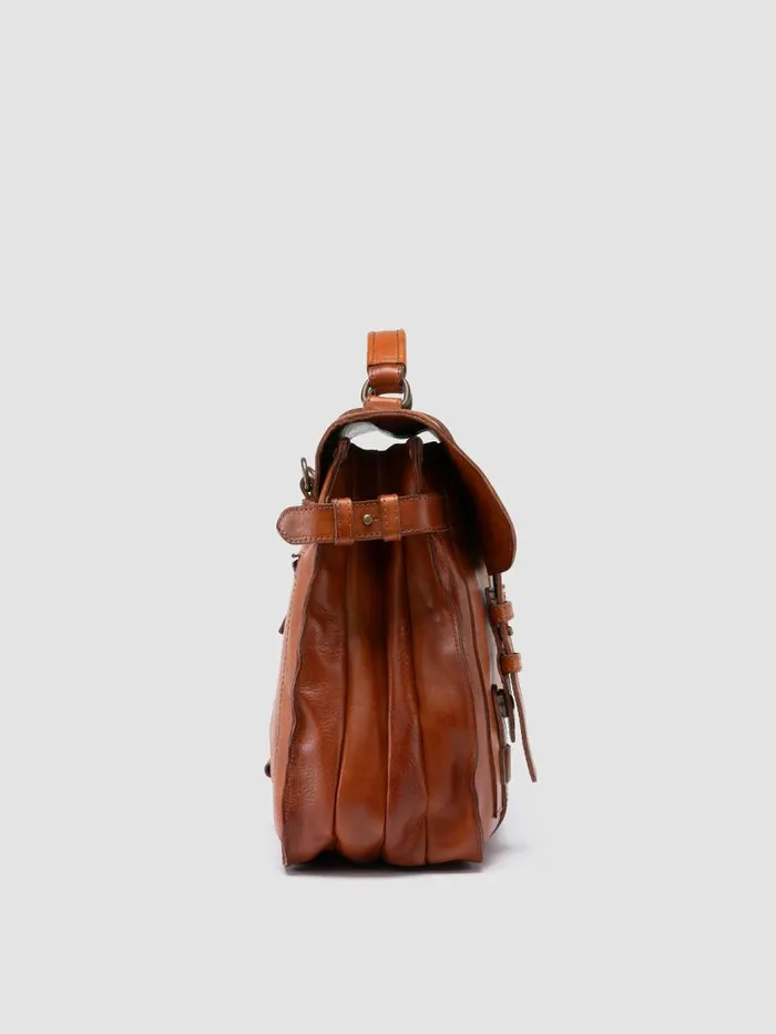 Officine Creative Bags RARE 26 Cuoio Brown Leather Briefcase 8211 Men
