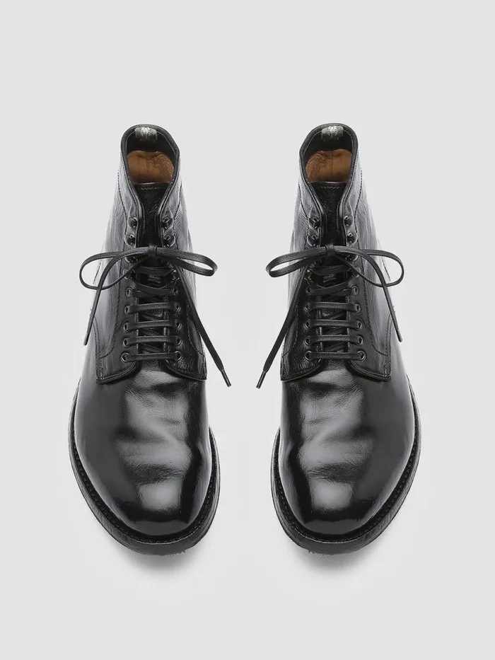 Officine Creative Boots and Ankle Boots ANATOMIA 013 Nero Black Leather Ankle Boots 8211 Men Officine Creative Boots and Ankle Boots ANATOMIA 013 Nero Black Leather Ankle Boots 8211 Men
