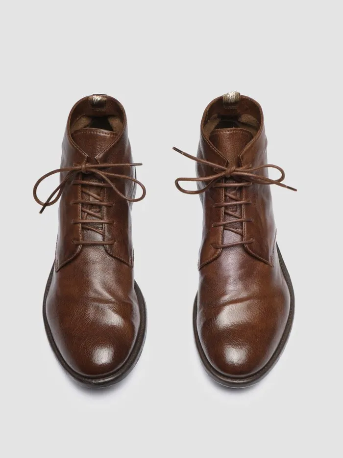 Officine Creative Boots and Ankle Boots ARC 513 Cigar Brown Leather Ankle Boots 8211 Men Officine Creative Boots and Ankle Boots ARC 513 Cigar Brown Leather Ankle Boots 8211 Men