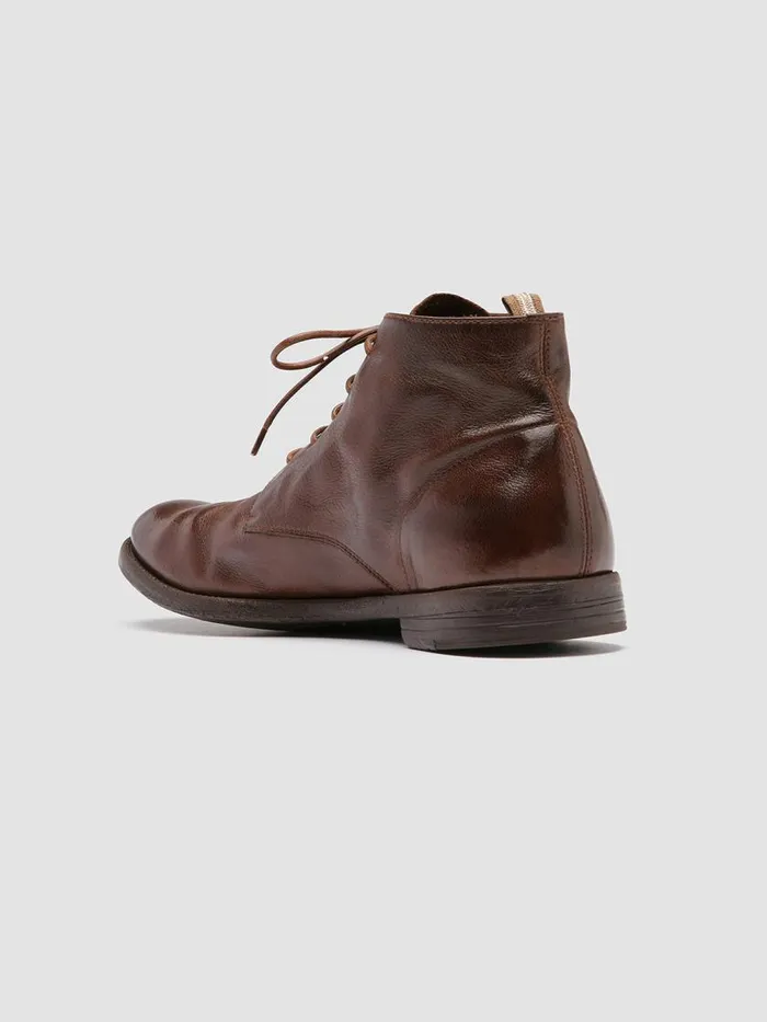 Officine Creative Boots and Ankle Boots ARC 513 Cigar Brown Leather Ankle Boots 8211 Men Officine Creative Boots and Ankle Boots ARC 513 Cigar Brown Leather Ankle Boots 8211 Men