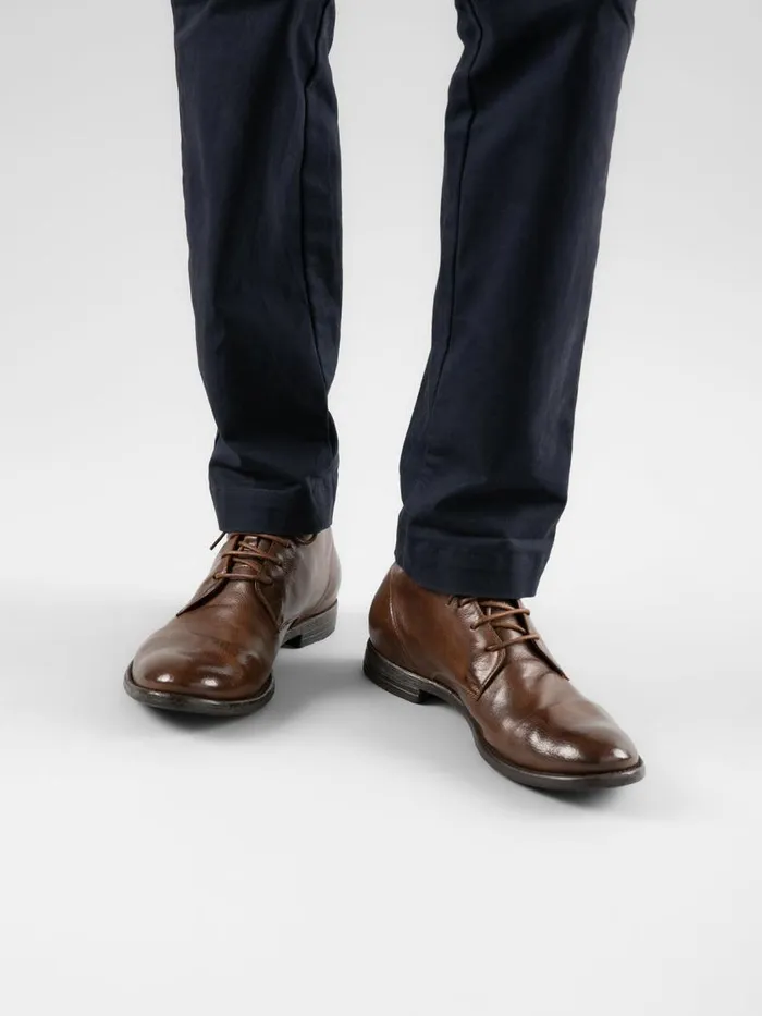 Officine Creative Boots and Ankle Boots ARC 513 Cigar Brown Leather Ankle Boots 8211 Men Officine Creative Boots and Ankle Boots ARC 513 Cigar Brown Leather Ankle Boots 8211 Men