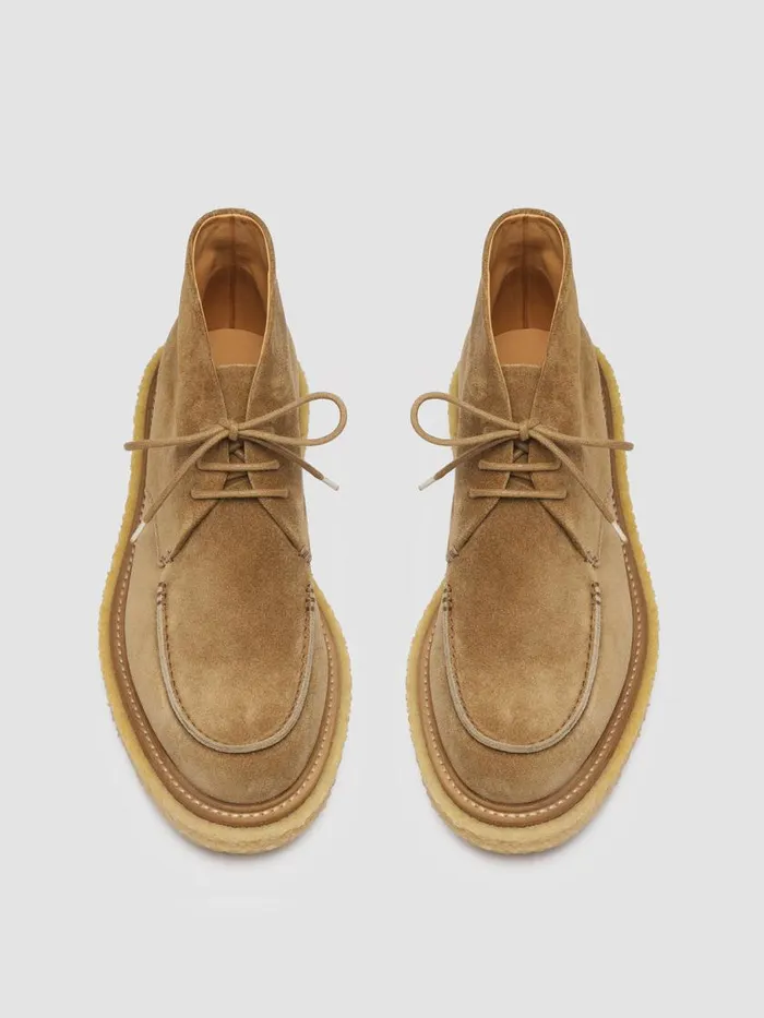 Officine Creative Boots and Ankle Boots BULLET 001 Alce Brown Suede Chukka Boots 8211 Men Officine Creative Boots and Ankle Boots BULLET 001 Alce Brown Suede Chukka Boots 8211 Men