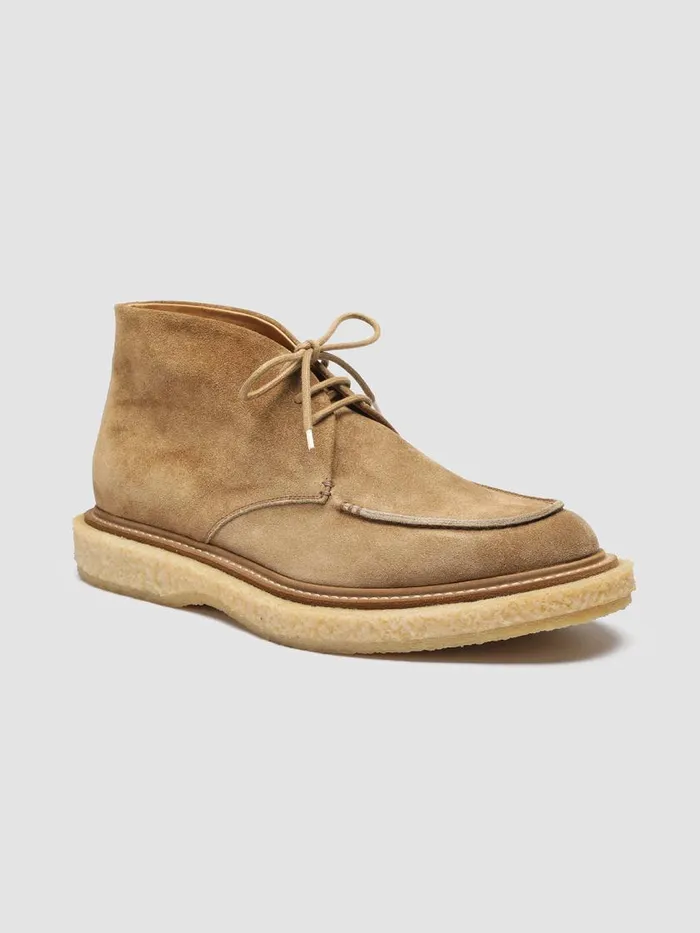 Officine Creative Boots and Ankle Boots BULLET 001 Alce Brown Suede Chukka Boots 8211 Men Officine Creative Boots and Ankle Boots BULLET 001 Alce Brown Suede Chukka Boots 8211 Men