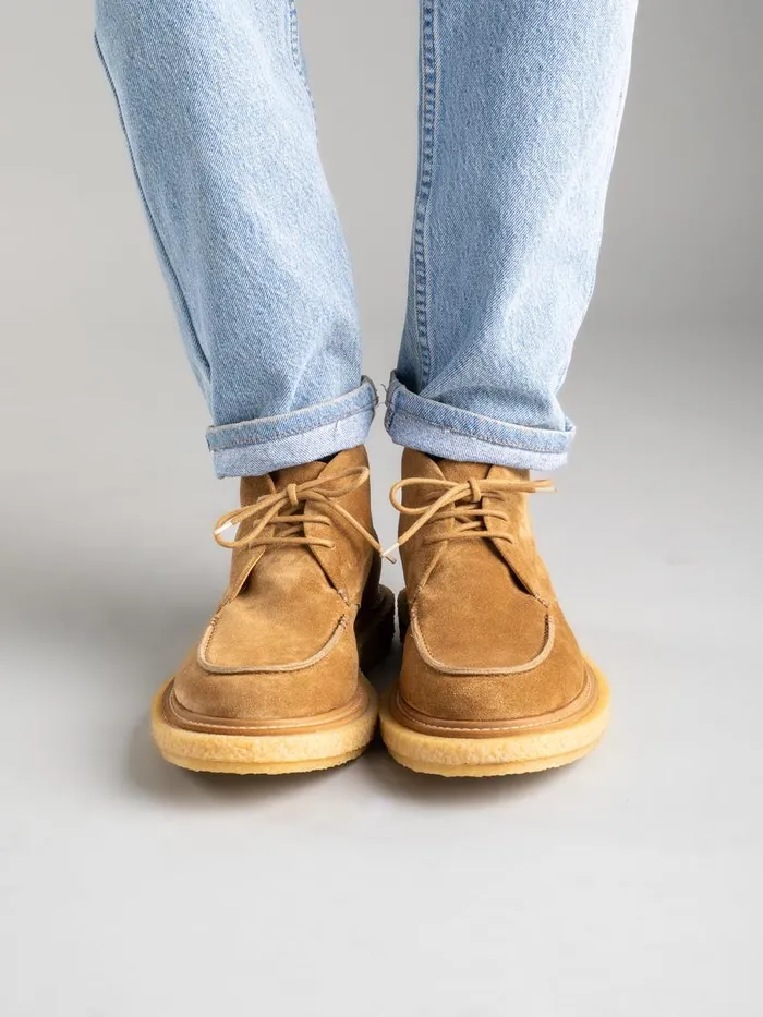 Officine Creative Boots and Ankle Boots BULLET 001 Alce Brown Suede Chukka Boots 8211 Men Officine Creative Boots and Ankle Boots BULLET 001 Alce Brown Suede Chukka Boots 8211 Men