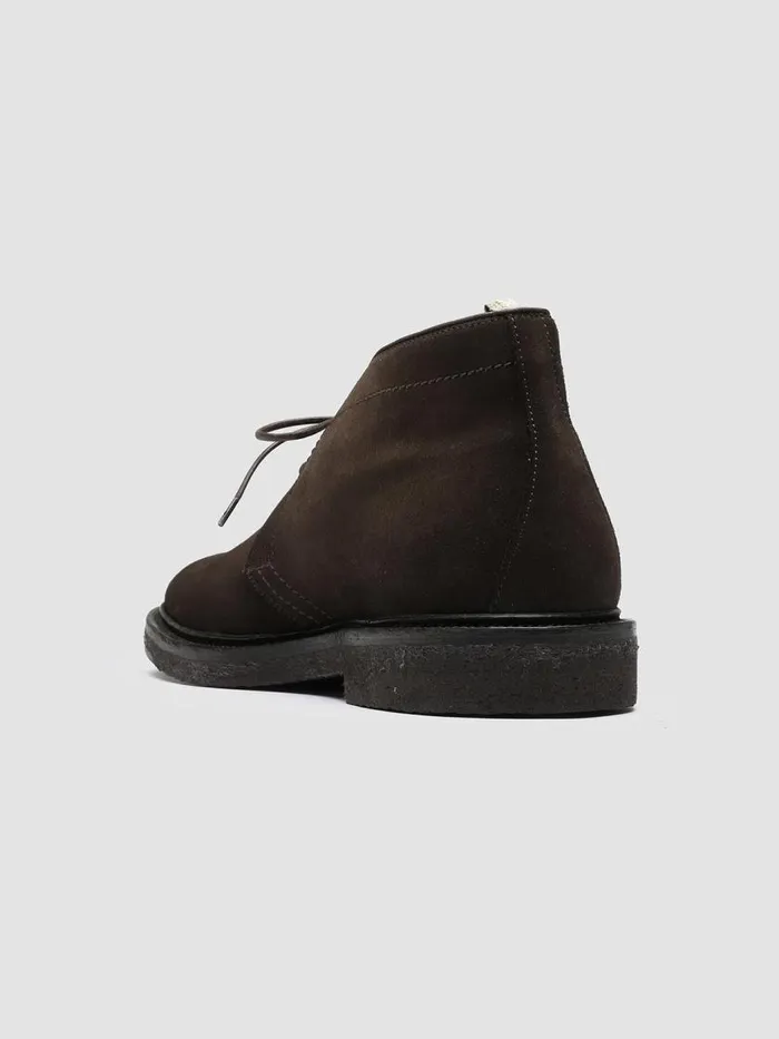 Officine Creative Boots and Ankle Boots HOPKINS CREPE 106 Oliva Brown Suede Lace Up Boots 8211 Men Officine Creative Boots and Ankle Boots HOPKINS CREPE 106 Oliva Brown Suede Lace Up Boots 8211 Men
