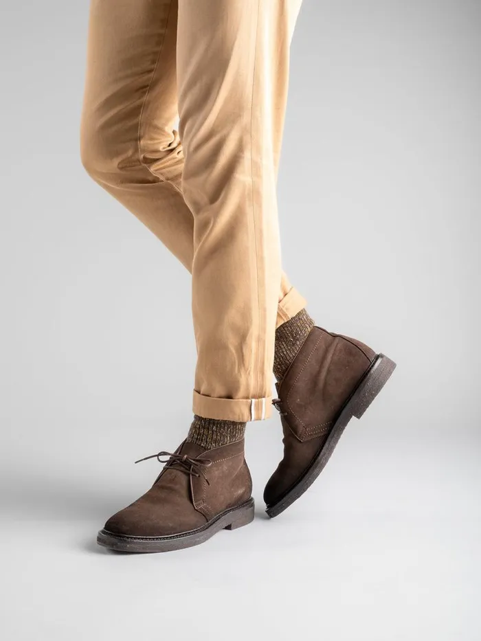 Officine Creative Boots and Ankle Boots HOPKINS CREPE 106 Oliva Brown Suede Lace Up Boots 8211 Men Officine Creative Boots and Ankle Boots HOPKINS CREPE 106 Oliva Brown Suede Lace Up Boots 8211 Men