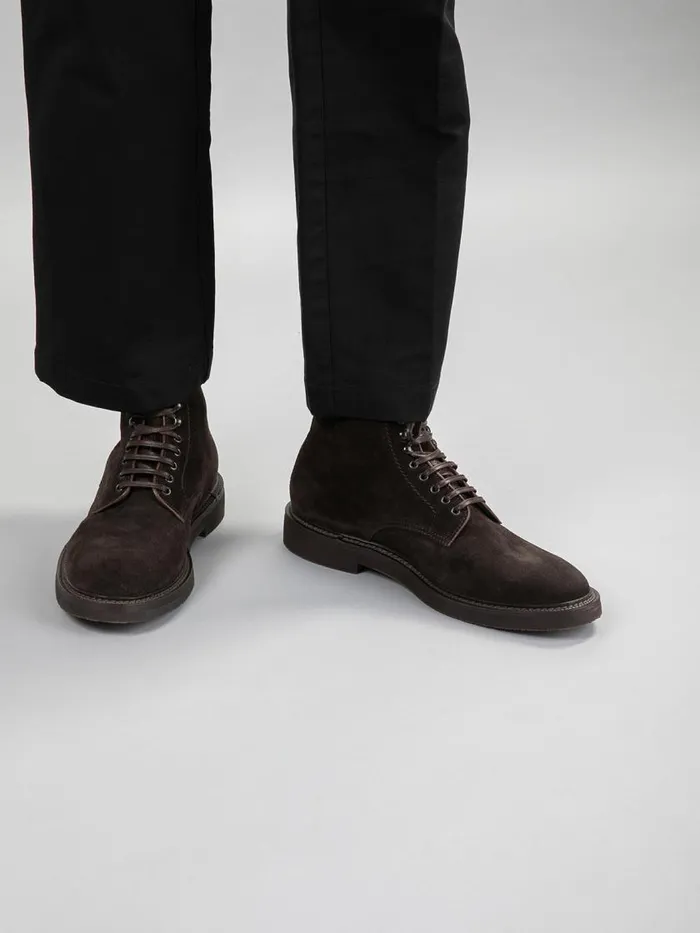 Officine Creative Boots and Ankle Boots HOPKINS FLEXI 203 Pepe Brown Suede Laceup Boots 8211 Men Officine Creative Boots and Ankle Boots HOPKINS FLEXI 203 Pepe Brown Suede Laceup Boots 8211 Men