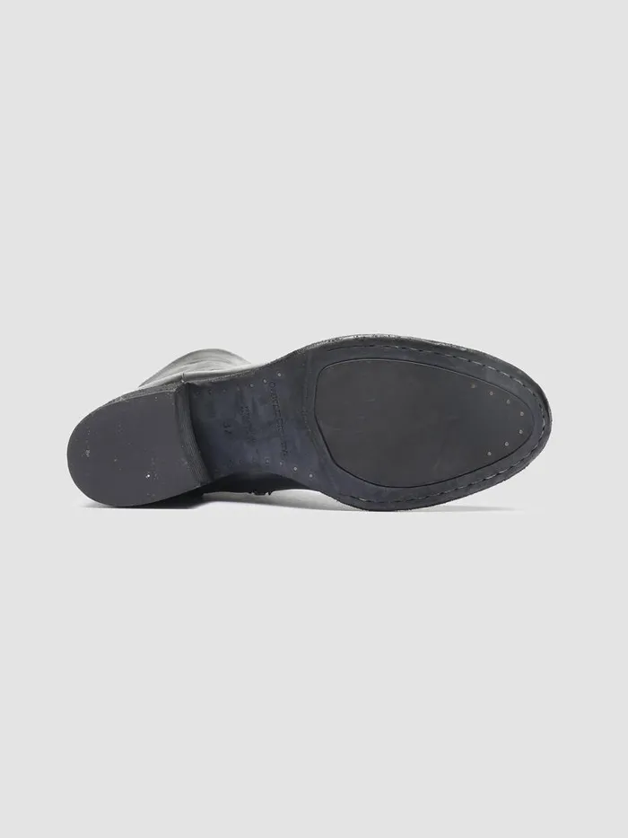 Officine Creative Boots and Booties DENNER 107 Nero Black Leather Ankle Boots 8211 Women Officine Creative Boots and Booties DENNER 107 Nero Black Leather Ankle Boots 8211 Women