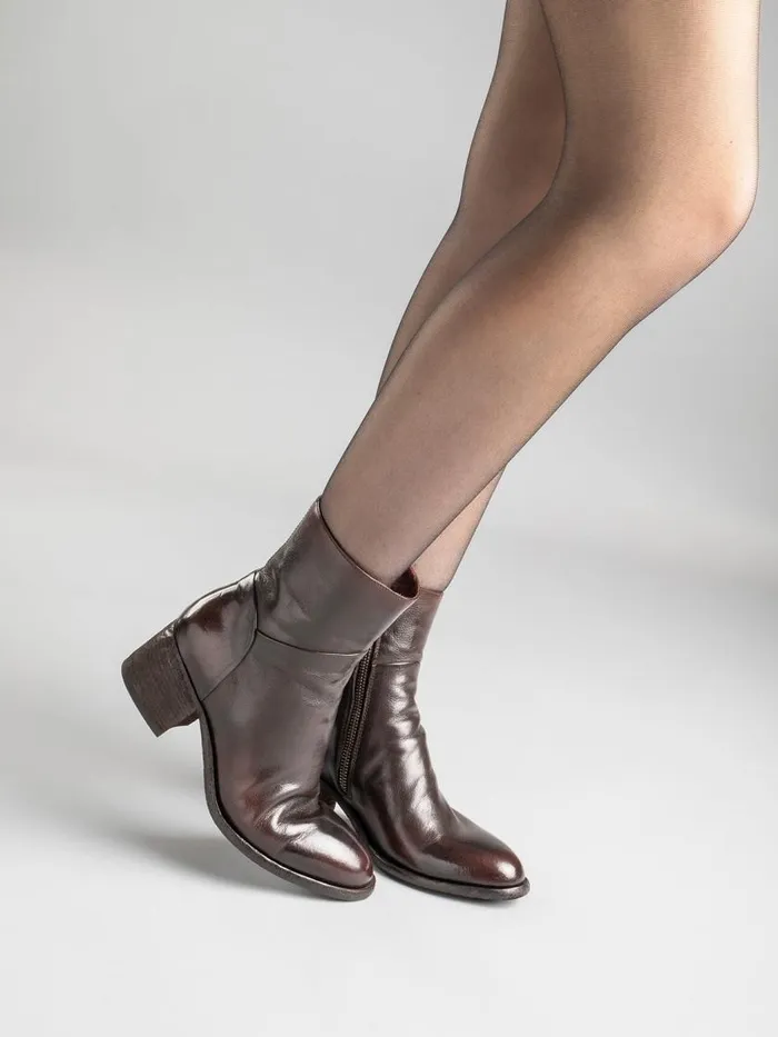 Officine Creative Boots and Booties DENNER 107 Nero Black Leather Ankle Boots 8211 Women Officine Creative Boots and Booties DENNER 107 Nero Black Leather Ankle Boots 8211 Women