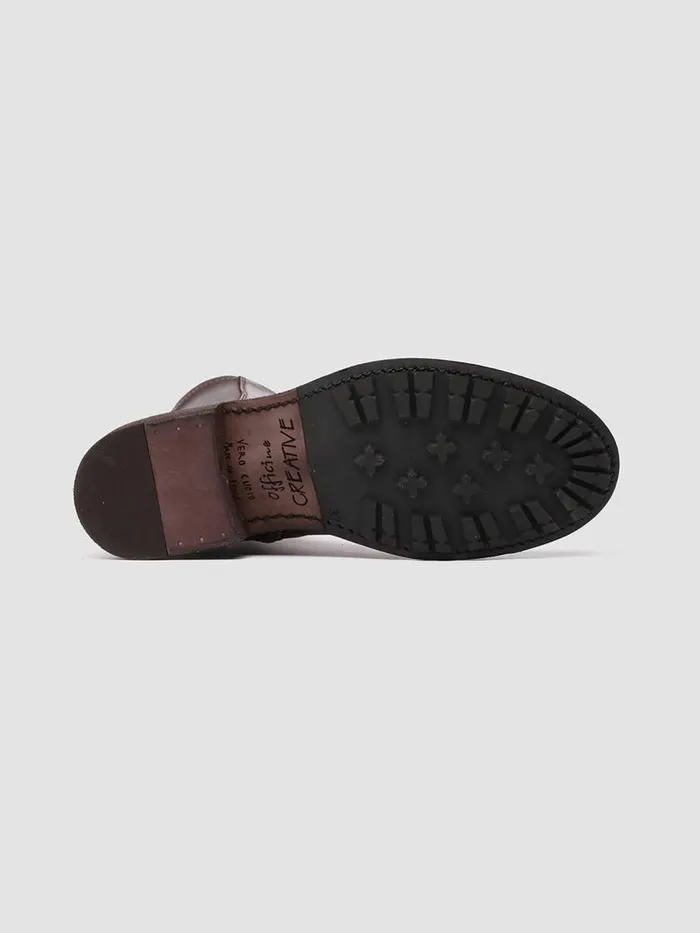 Officine Creative Boots and Booties LEGRAND 203 Otto Burgundy Leather Booties 8211 Women