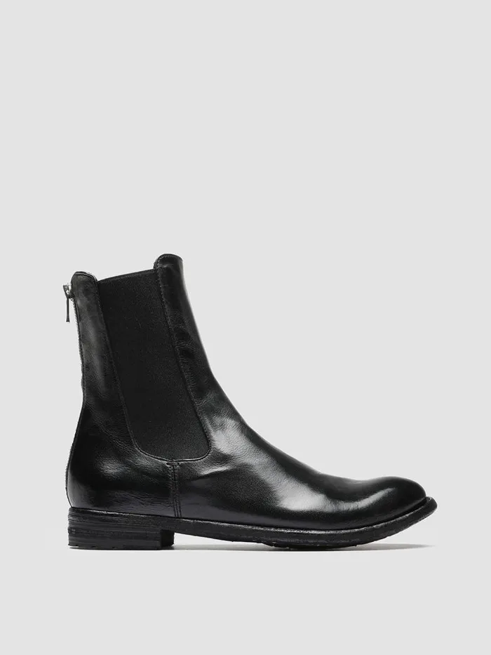 Officine Creative Boots and Booties LEXIKON 073 Nero Black Leather Chelsea Boots 8211 Women