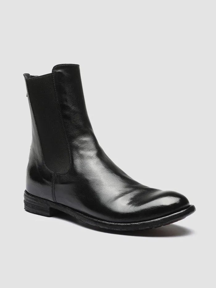 Officine Creative Boots and Booties LEXIKON 073 Nero Black Leather Chelsea Boots 8211 Women Officine Creative Boots and Booties LEXIKON 073 Nero Black Leather Chelsea Boots 8211 Women
