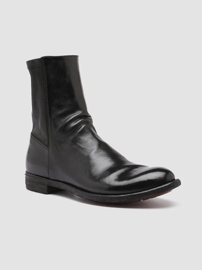 Officine Creative Boots and Booties LEXIKON 135 Nero Black Leather Booties 8211 Women Officine Creative Boots and Booties LEXIKON 135 Nero Black Leather Booties 8211 Women